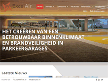 Tablet Screenshot of excelair.nl